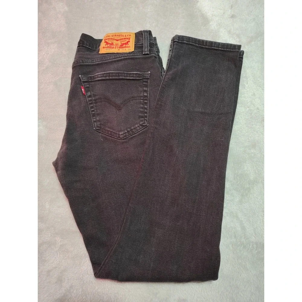 Levis‎ 511 Jeans Men 30/32 Black Slim Fit Modern Stretch Classic College Comfort